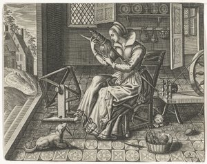 Spinster in an Interior