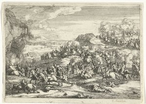 Landscape with Cavalry Battle (Landscapes)