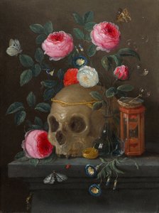 Vanitas Still Life, c. 1665-1670 by Jan van Kessel