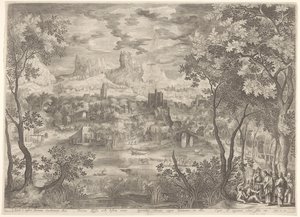 Landscape with Christ Exorcising a Demon from a Mute Man
