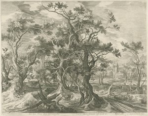 Landscape with a Prophet from Judah Torn by a Lion