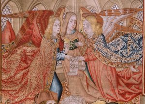 Flemish tapestry. Series Episodes from the Life of the Virgin; Presentation at the Temple