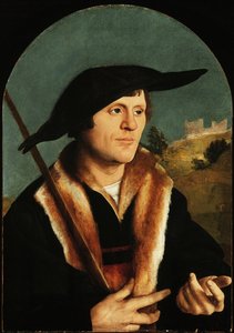A Pilgrim, c.1530-40 by Jan van Scorel