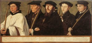 Five Members of the Utrecht Brotherhood of Jerusalem Pilgrims, ca 1541
