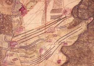 Plan of the Battle of Blenheim