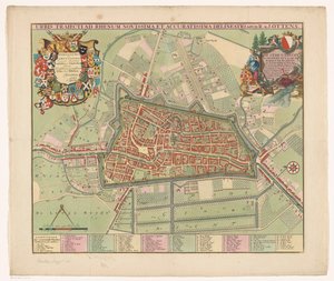 Map of the city of Utrecht