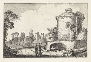 Landscape with a Round Tower (series title: Landscapes, Amenissimae aliquot requculae)