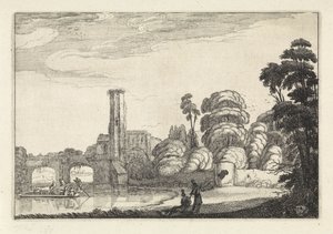 Bridge by a Ruin
