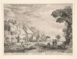 Autumn, from a Series of the Four Seasons by Jan van de Velde II