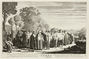 Earth, plate one from The Four Elements by Jan van de Velde II