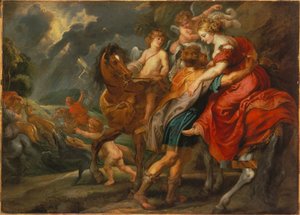 Dido and Aeneas by Jan van den Hoecke