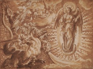 The Woman Clothed with the Sun by Jan van der Straet