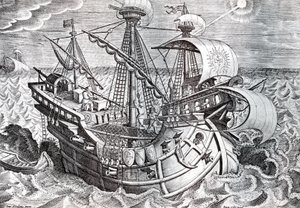 Navigation by Jan van der (1523 1605) Straet