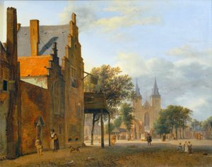 Square and Church Saint Victor in Xanten