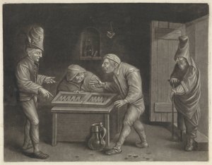 Backgammon players by Jan van der Bruggen