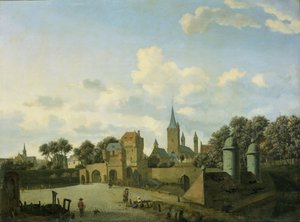 The Church of St Severin in Cologne in an Imaginary Setting