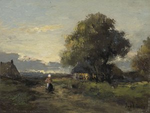 Landscape with Farmhouses