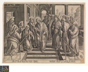 Christ Announces His Suffering by Jan van der Straet