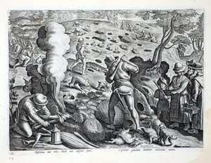 Hunting Rabbits, illustration from 