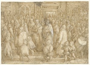 Return of Grand Duke Cosimo I of Tuscany to his Palace by Jan van der Straet