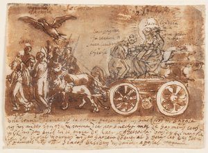 Preliminary Study for the Triumph of the Holy Scripture by Jan van der Straet, called Stradanus