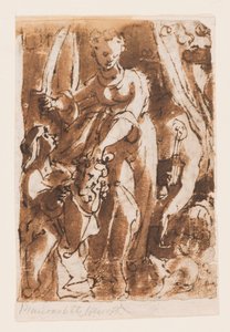 Recto: Judith with Head of Holofernes; Verso: Pietà by Jan van der Straet, called Stradanus