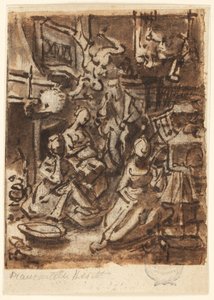 Study for a Composition by Jan van der Straet, called Stradanus