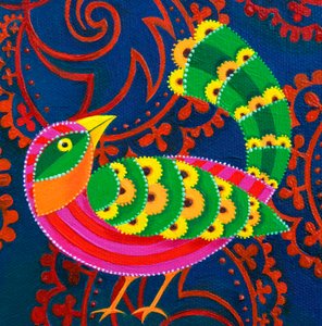 Green-tailed Bird
