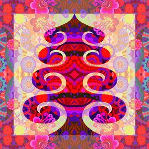 Tree in Red, 2020 by Jane Tattersfield