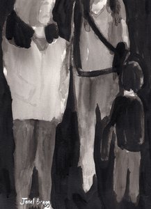 Holiday Shoppers by Janel Bragg