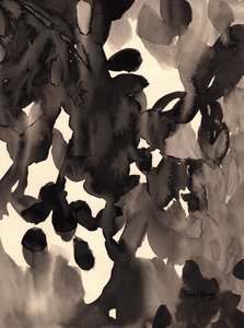 Leaves Abstract in Ink, c.2019