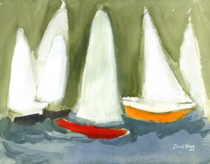 Sailboats in the Puget Sound