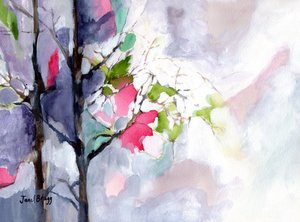 View out my Kitchen Window II, c.2017 by Janel Bragg