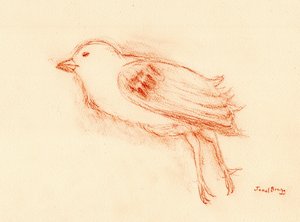 Vulnerability and Death in Summer (Dead Bird by my Stairwell III) c.2021