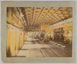 Interior of Jemitsu Temple, Nikko, Japan