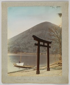 Torii on Lake Chuzenji, Nikko, Japan