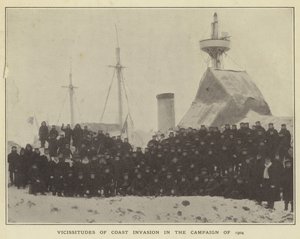 Vicissitudes of Coast Invasion in the Campaign of 1904 by Japanese Photographer