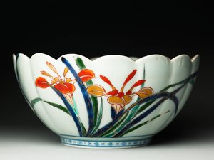 Bowl with Fluted Sides and a Scalloped Rim, Ko-Imari Ware, c.1770-20 by Japanese School