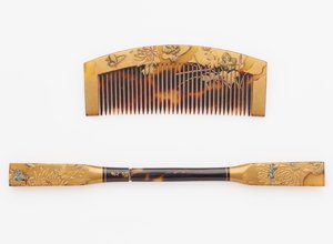 Comb and hairpin, late 19th-early 20th century