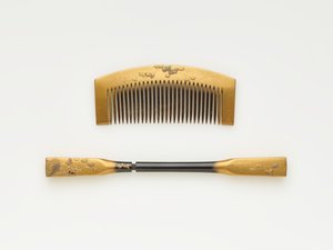 Comb and hairpin, mid 19th-early 20th century
