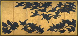 Crows by Japanese School