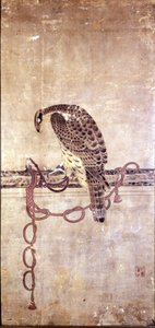 Falcon. 15th century Japanese work by Daysen. Genoa, Museo Chiossone. by Japanese School