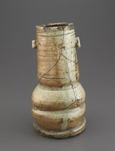 Flower vase with two lugs, Mie prefecture, Momoyama period, early 17th century