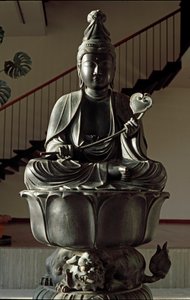 Monju Bosatsu sculpture