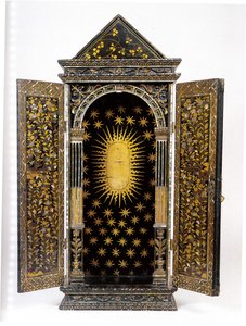 Namban Christian Portable Shrine by Japanese School
