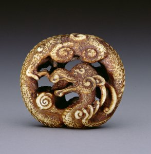 Netsuke Depicting a Water Dragon, c.1870-80