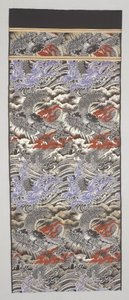 Obi Fragment by Japanese School