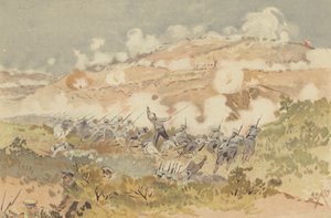 Russian Counter-attack on our Position at Chien-shan by Japanese School