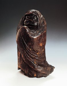 Statuette depicting Daruma (Bodhidharma, Founder and first patriarch of Zen)