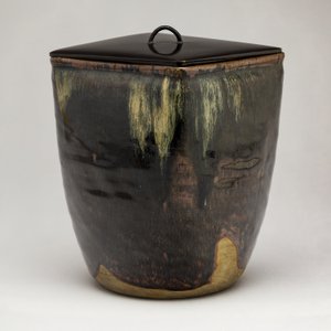 Takatori-Ware Water Jar by Japanese School